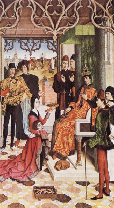  The Empress's Ordeal by Fire in front of Emperor Otto III